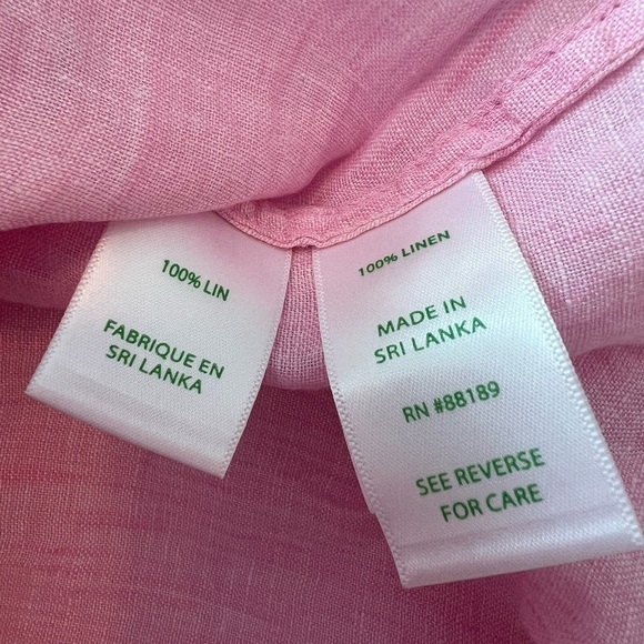 Lilly Pulitzer Sea View Linen Button Down Top NWT - Picture 13 of 16